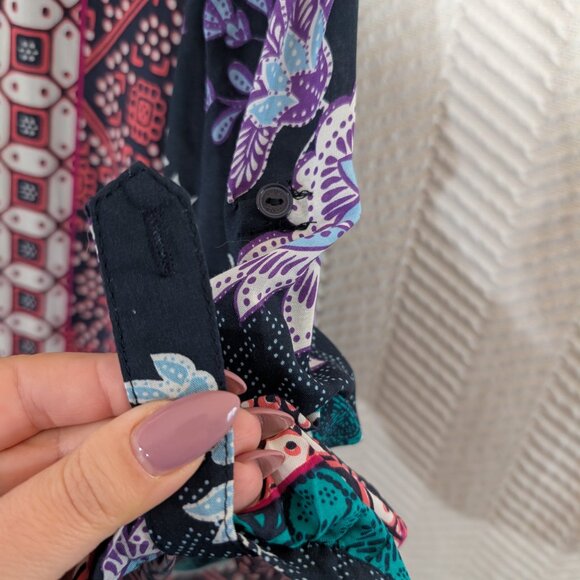 JAASE Purple Haze Maxi Dress Wrap Boho Flowy size Medium - Picture 14 of 15